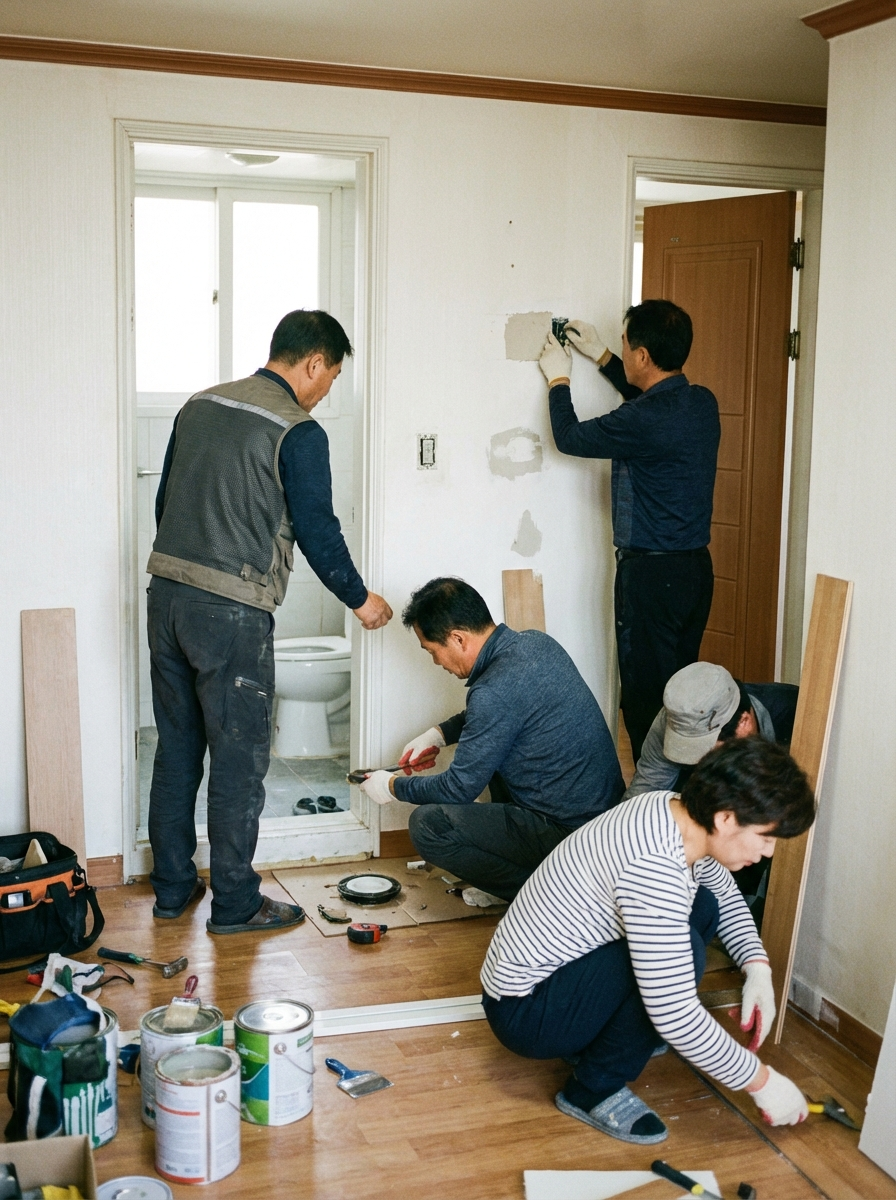 수원 성남 화성 평택에서 집수리 교육을 찾는다면